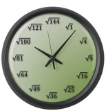 Square Root Large Wall Clock