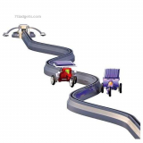 Solar Racers Set with Track