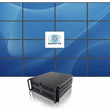 16 Monitor Workstation and Professional Video Wall Computer