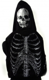 Skeleton Backpack with Detachable Skull Hood