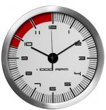Porsche Carrera Tachometer Modern Wall Clock