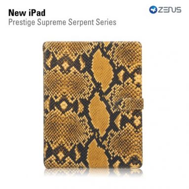 The New iPad Leather Case Prestige Genuine Leather Supreme Serpent Series
