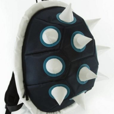 Blue Spike Shell Backpack Bookbag