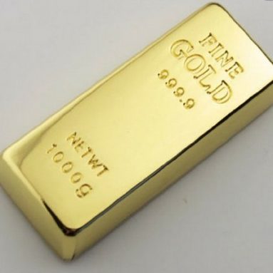 32GB Gold Bar Style USB Flash Drive