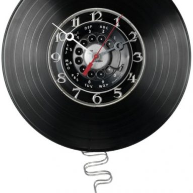 PENDULUM RECORD PHONE CLOCk