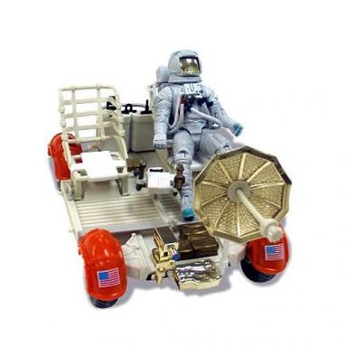 Lunar Roving Vehicle with Astronaut