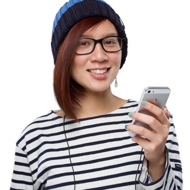 Knit Hat With Built In Headphones