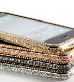 Gold Swarovski Element Crystal Stainess Steel Bumper for iPhone 5