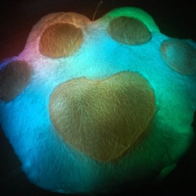 LED Lighted Glow Pillow
