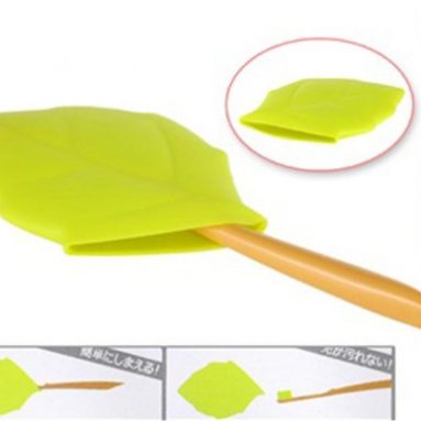 Toothbrush with Silicone Leaf Cup and Cover