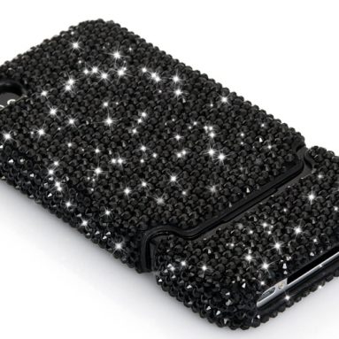 Luxury Black Crystal Case for iPhone 4 4S