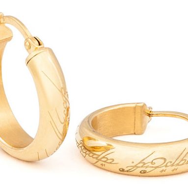 Hobbit The One Ring Earrings