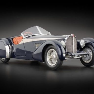 1938 Bugatti With Crocodile Leather Interior