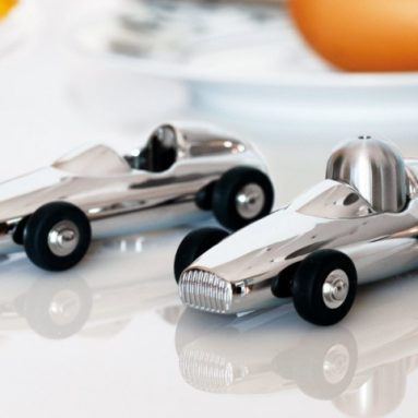 Salt and Pepper Shaker Racing Car