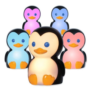 Onaroo Danny The Penguin Portable Night Light with Rainbow Color Change