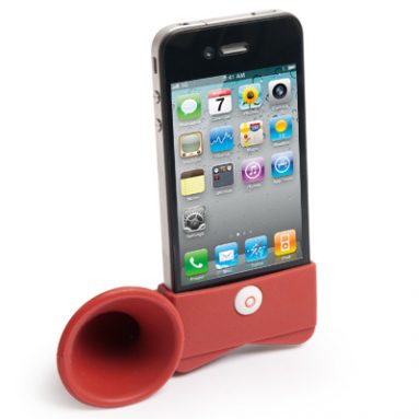 Horn Stand Silicon Speaker for iPhone