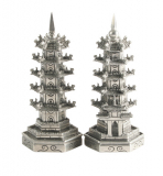 House Pagoda Salt & Pepper Shakers