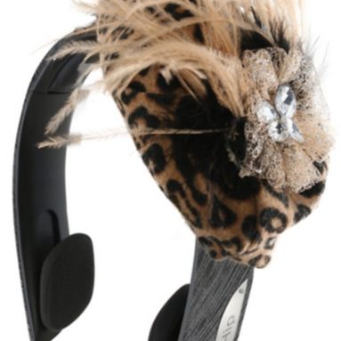 2-In-1Fashion/Stylish Printed Detachable HeadBand Headphones
