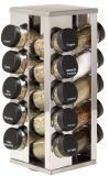 20 Jar Stainless Steel Rotating Spice Rack