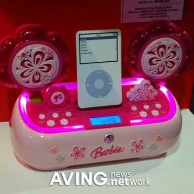 iPod docking system for barbie