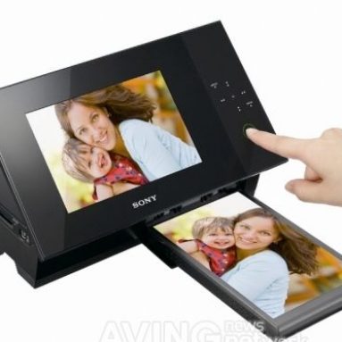 Frame digital photo frame ‘Combi’ with a printer