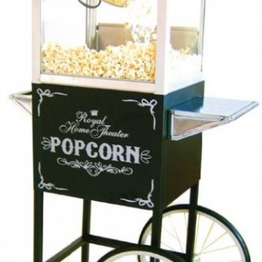 4oz Popcorn Machine with Free Standing Cart