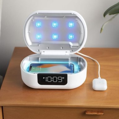 The UV-C Sanitizing Alarm Clock