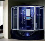 2020 Manhattan Luxury Computerized Steam Shower Sauna with Jetted jacuzzi Whirlpool Massage Bathtub Spa