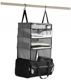 Portable Clothing Shelf Duffel Bag
