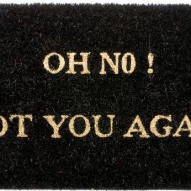 OH NO NOT YOU AGAIN DOORMAT