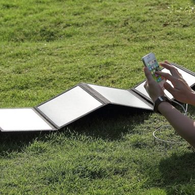 20W High Powered Foldable Laptop Solar Panel Charger