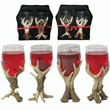 Wine Glasses with Distinctive Styles