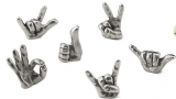 HAND SIGNS PAPERWEIGHTS