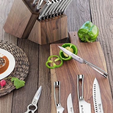 22-Piece German Steel Forged Knife Block Set