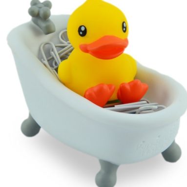 Novelty Bathtime Duckie Paper Clip Holder