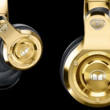 24K Gold Over-Ear Monster Headphones