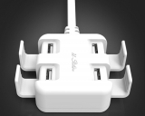 25W 5.4A 4-Port Family-Sized High Speed Desktop USB Charger Wall Charger