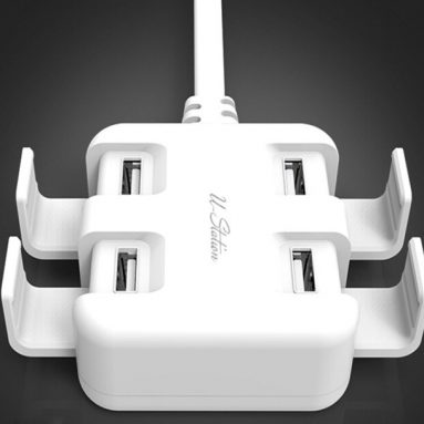 25W 5.4A 4-Port Family-Sized High Speed Desktop USB Charger Wall Charger