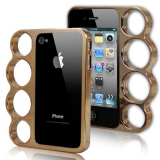 Knuckle Bumper Case for iPhone 4S / 4 – Coffee