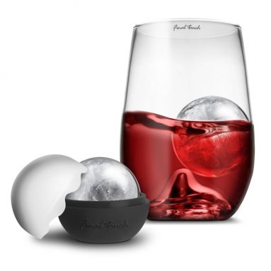 Cyber Monday: Rock Highball Glass Set with Silicone Ice Ball Mold