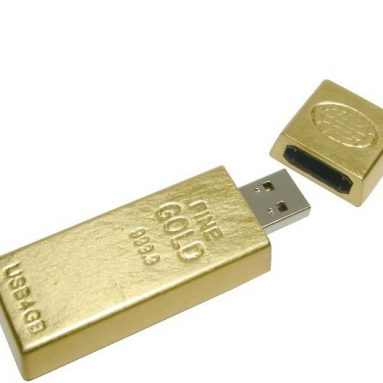 Gold Ingot USB Memory