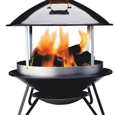 Wood Burning Fireplace