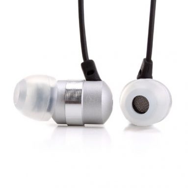 Day of the day: Ergonomic Metallic Silver Earbuds