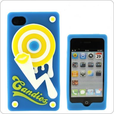 Candies Turntable Silicon Cover for iPhone 4S