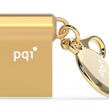 32GB PQI i-mini II USB3.0 Gold USB Flash Drive