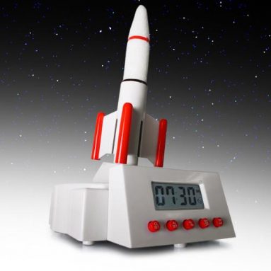 Rocket Launcher Alarm Clock