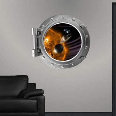 36″ Port Scape Instant Space Window Solar System