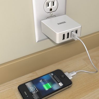 36W/7.2A Quad-Port Compact USB Wall Charger