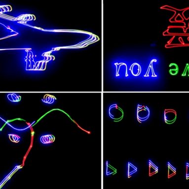 350mW RGB Laser Projector with RGB Color Animation