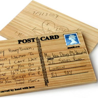 Wooden Postcard